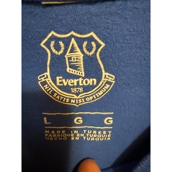 Everton 1878 Richarlison #‎ 7 Soccer Football T Shirt Nil Satis Nisi Optimum LRG - Picture 5 of 9